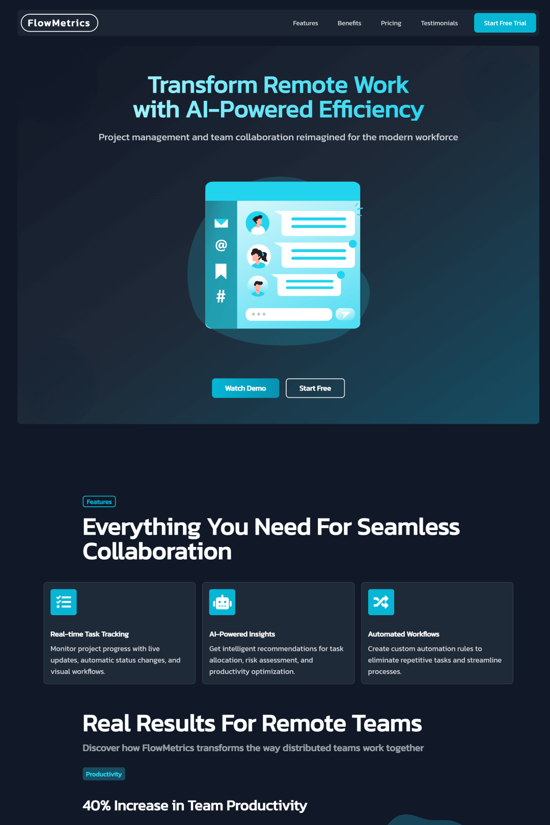 SaaS Landing Page